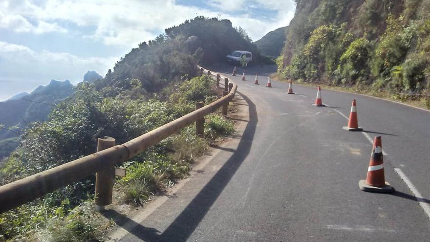 Trabajos de conservación de carreteras.