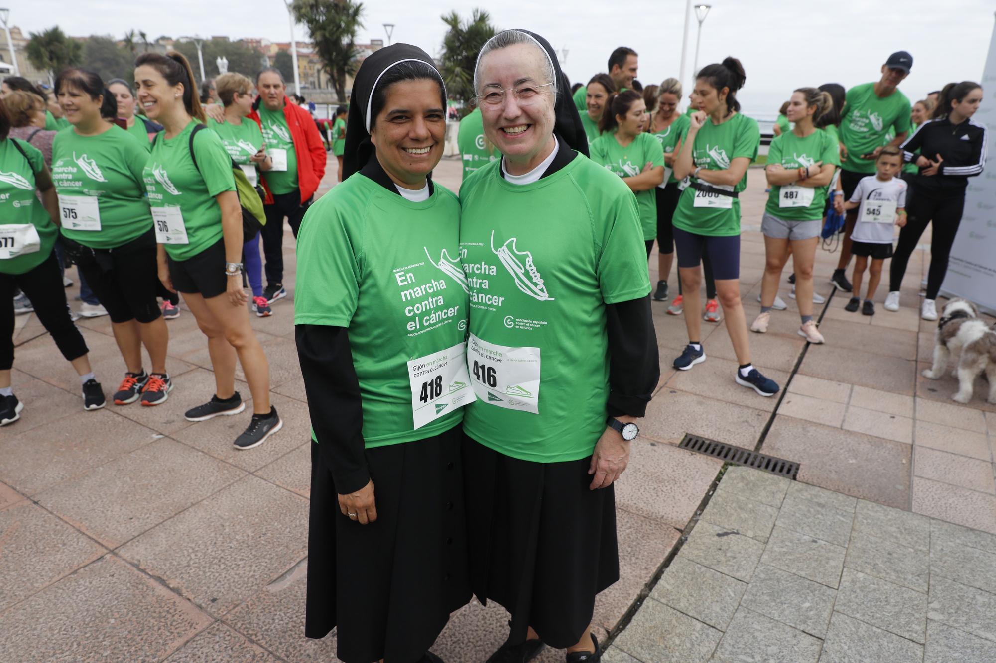 Marcha contra el cáncer en Gijón