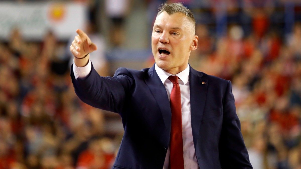 Sarunas Jasikevicius, dirigiendo al Barça