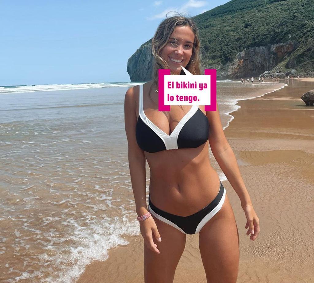 María Pombo en bikini en Galicia