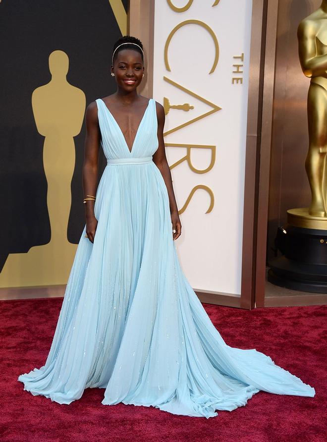 Lupita Nyong'o en los premios Oscar 2014