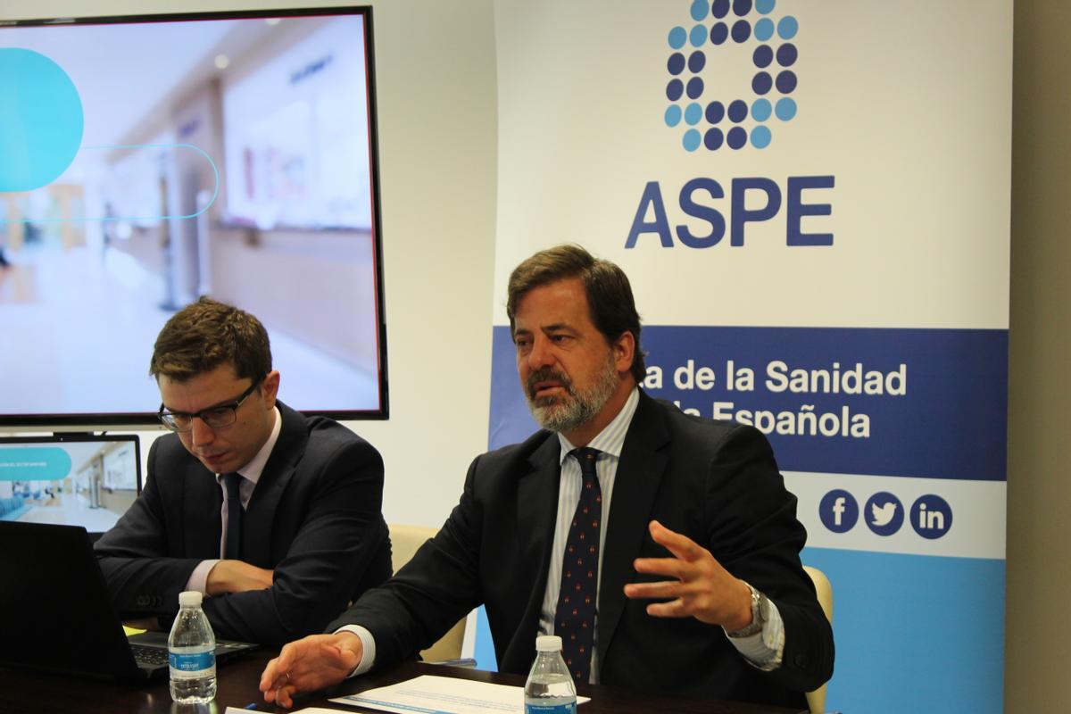 Luis Mendicuti y Carlos Rus, directivos de ASPE.