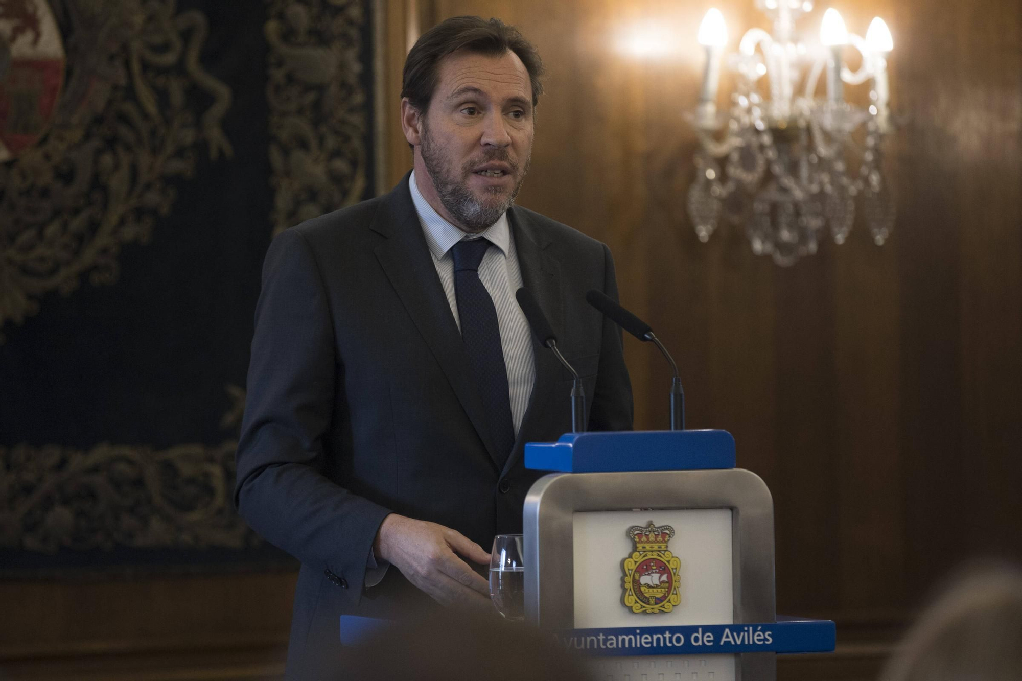 EN IMÁGENES: Así ha sido la visita a Avilés de Óscar Puente, ministro de Transportes y Movilidad Sostenible