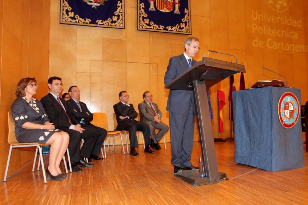 Toma de posesión del rector de la UPCT