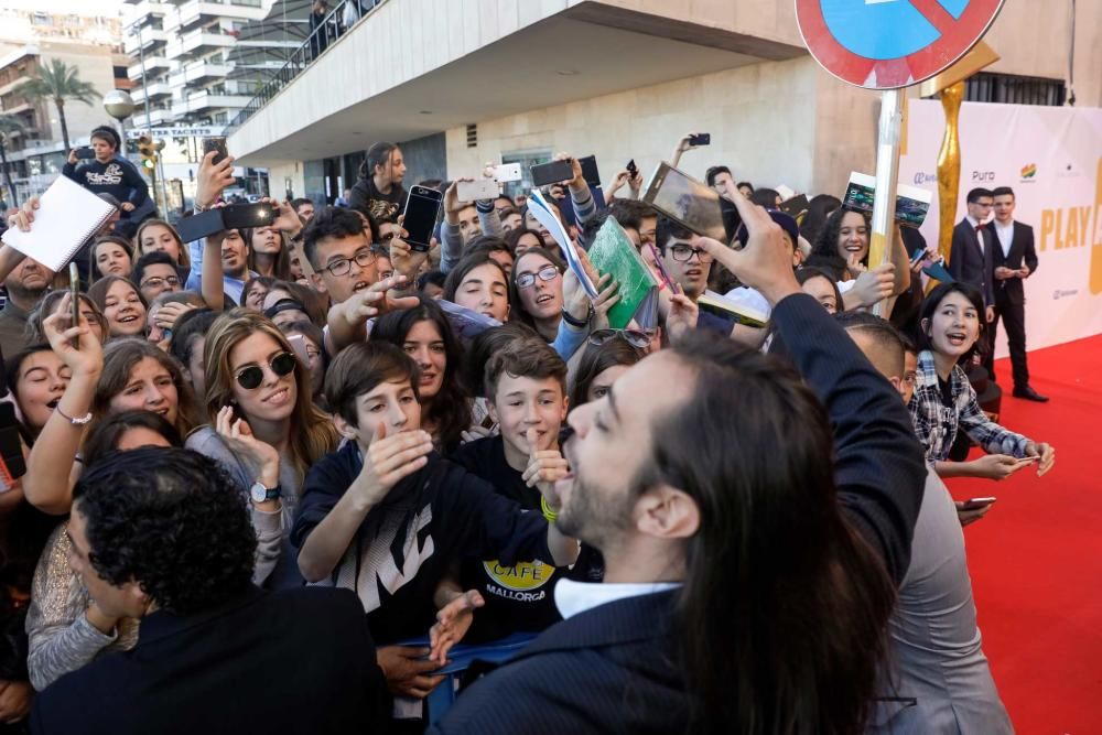 Hunderte jugendliche Youtuber feierten vor und im Auditorium ihre Idole