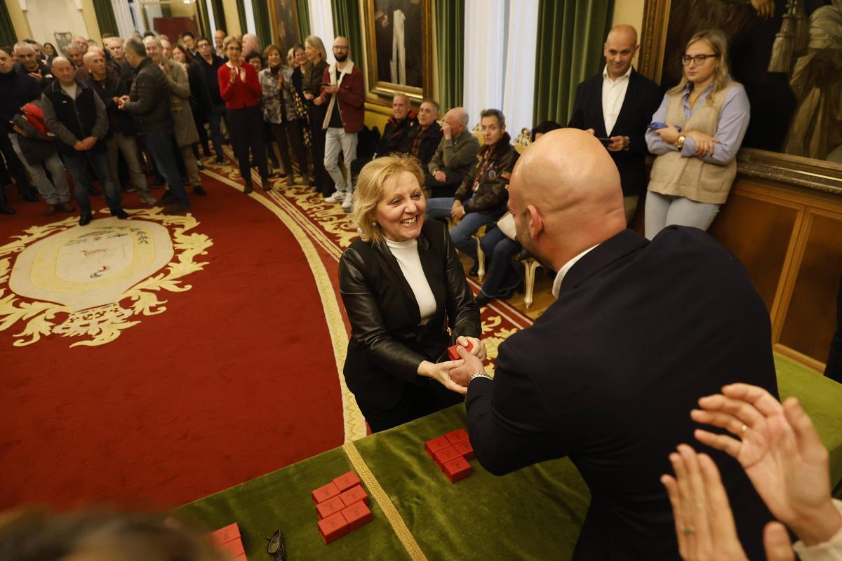 Así fue la emotiva despedida a los trabajadores jubilados del Ayuntamiento de Gijón (en imágenes)