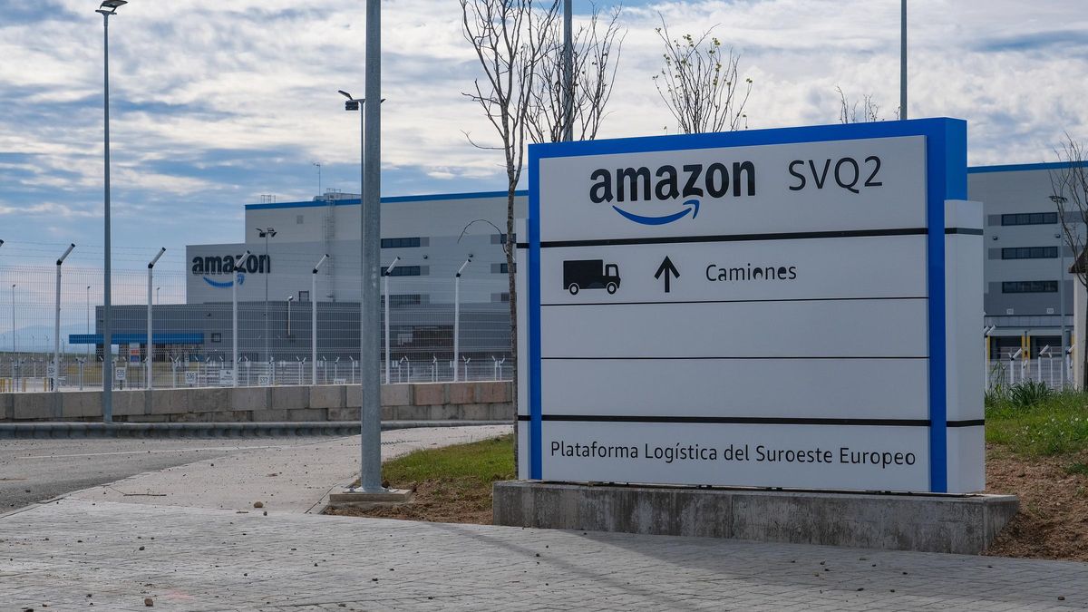 Centro logístico de Amazon en Badajoz.