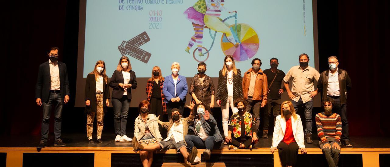 A presentación da Mostra de Teatro de Cangas deste ano.