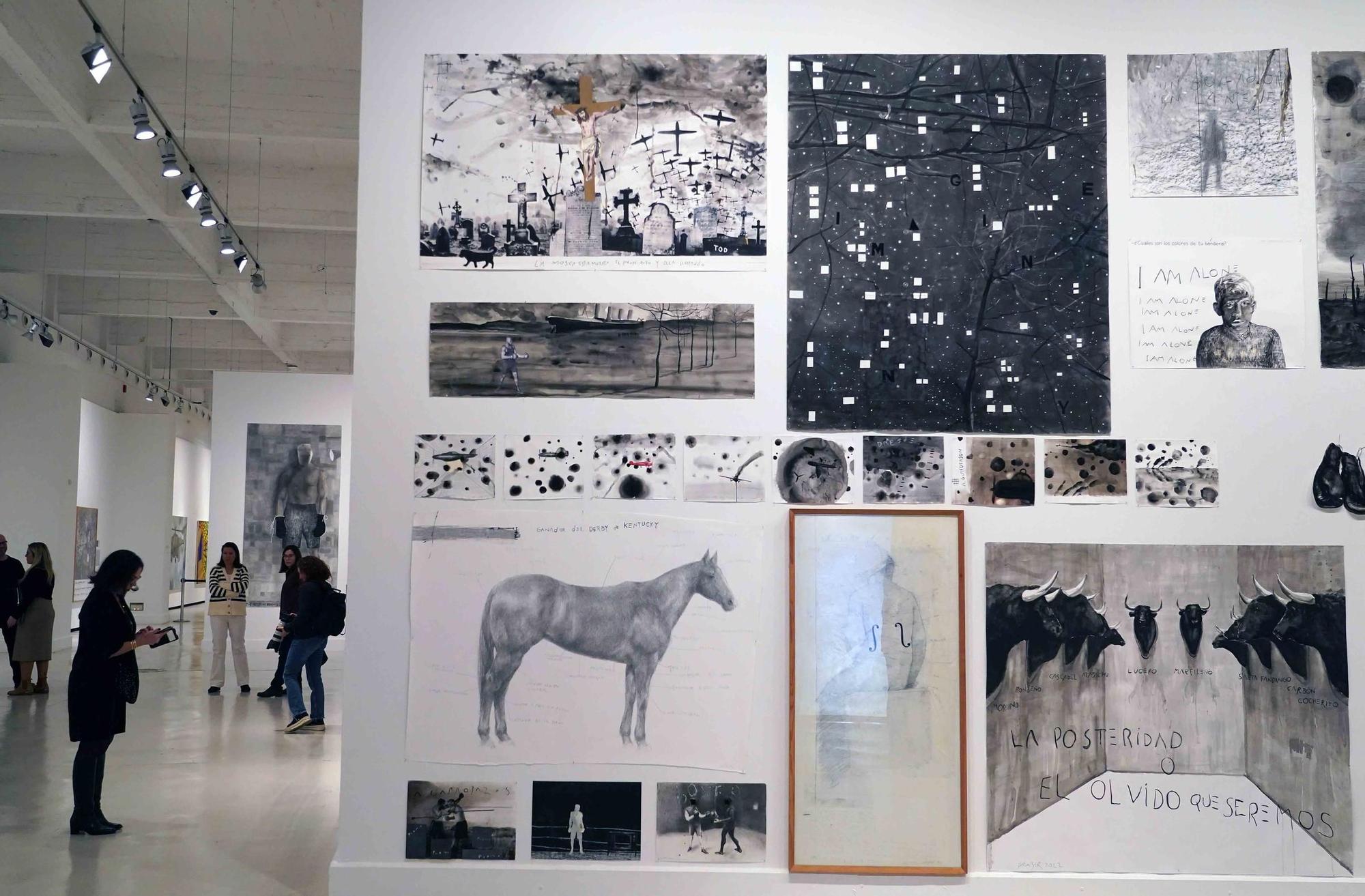 La exposición 'nadie es nada' de Eduardo Gruber, en el CAC Málaga.