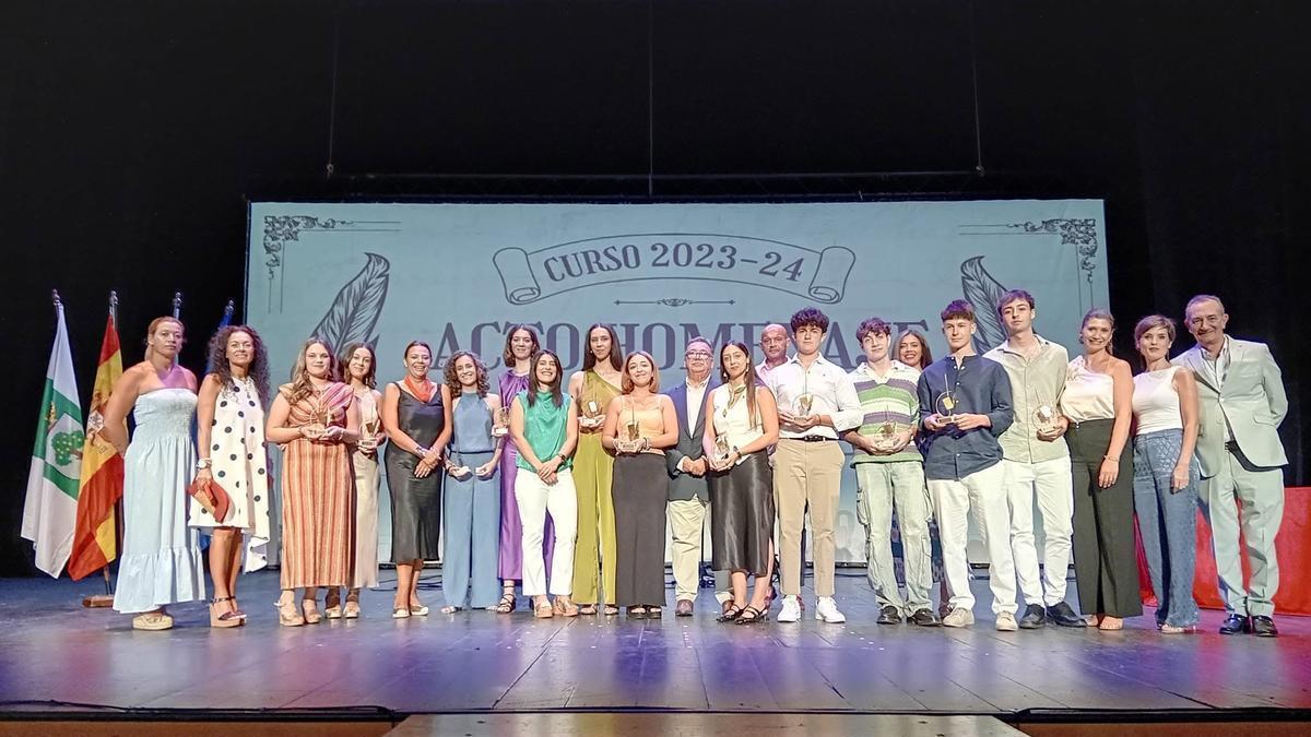 Un acto de homenaje a los estudiantes anterior en una imagen de archivo.