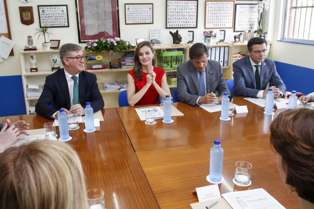 Visita de la Reina Letizia al colegio Quirinal