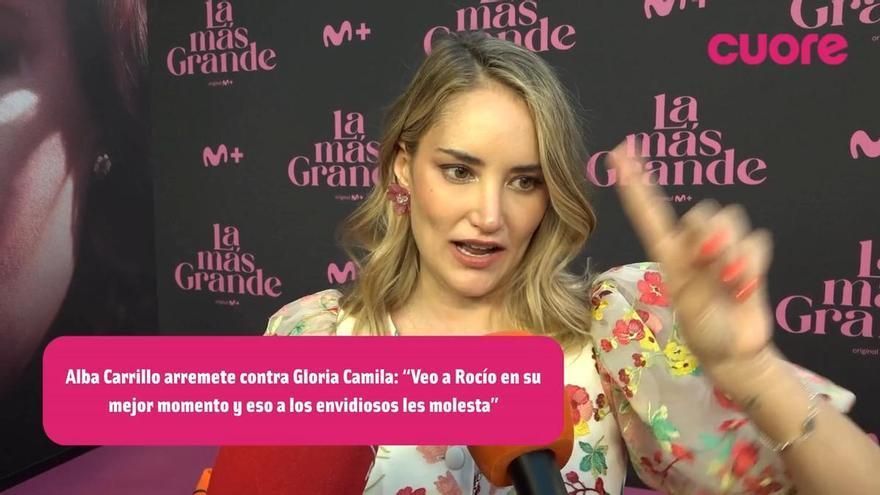 Alba Carrillo se posiciona de forma tajante contra Gloria Camila