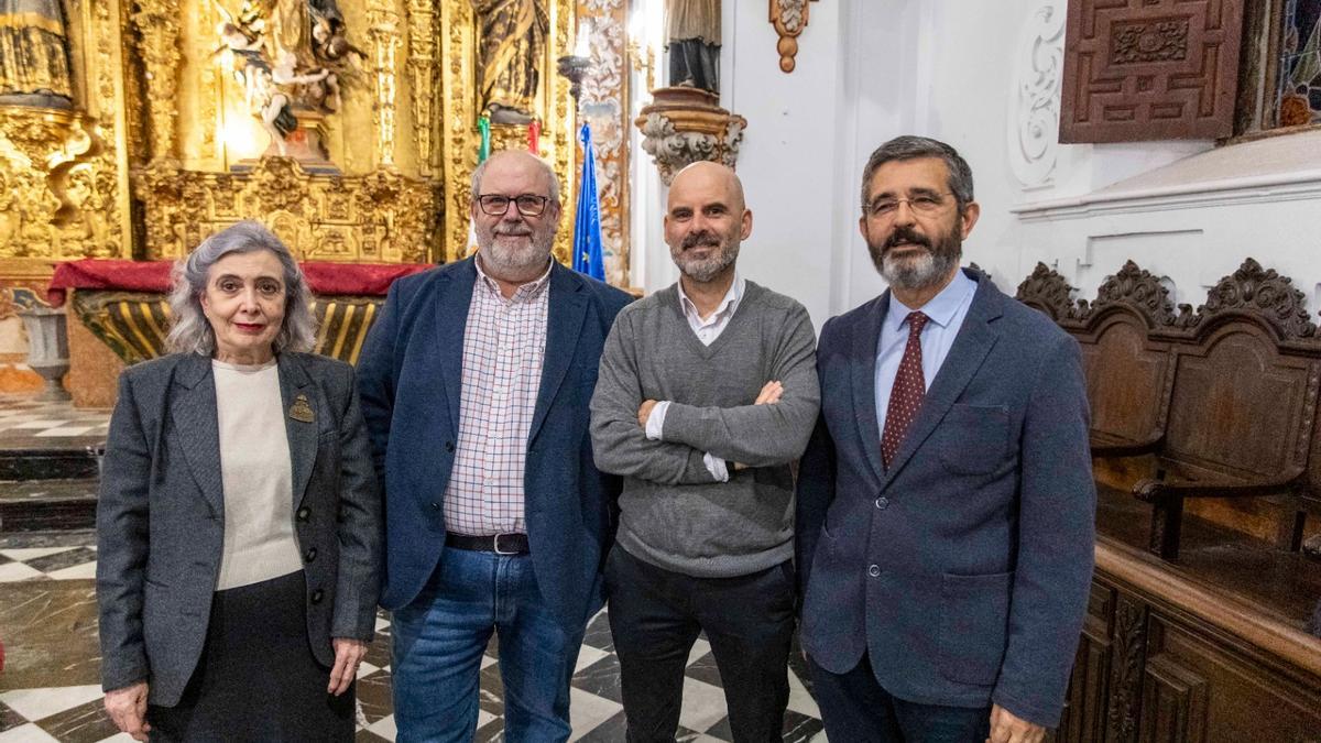 Participantes en el debate de la Real Academia de Córdoba sobre Inteligencia Artificial.