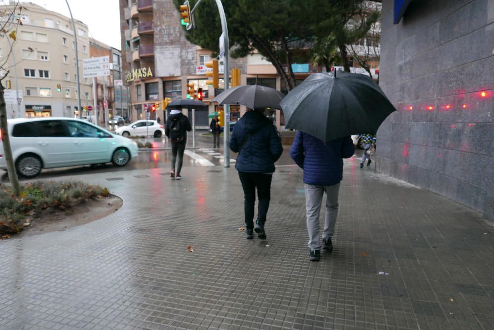 Dimarts de pluja a la Catalunya Central amb el pas de la borrasca Glòria