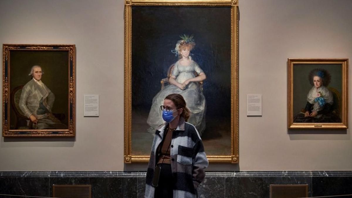 La sala del Museo del Prado donde está 'La condesa de Chinchón', de Francisco de Goya.
