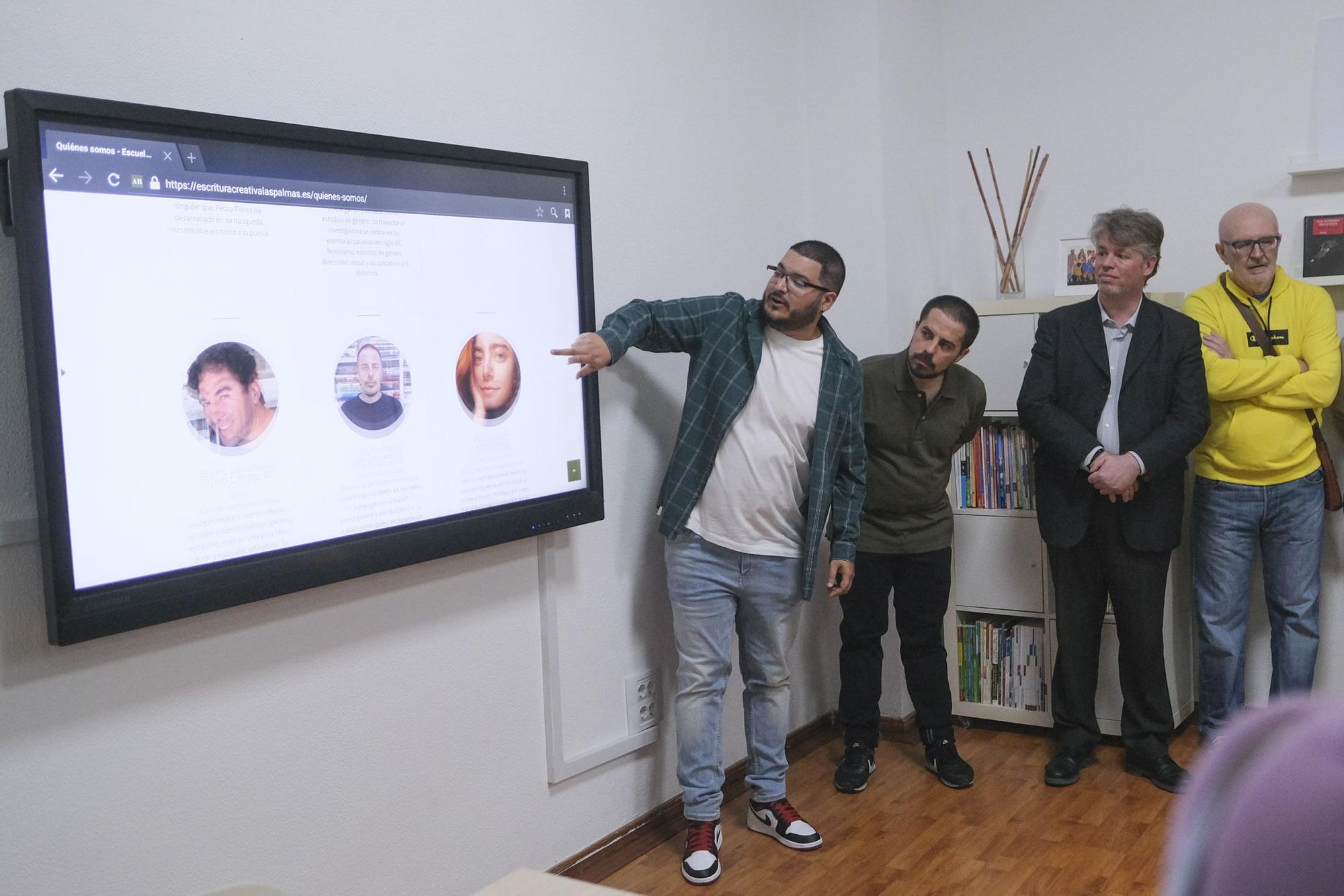 Inauguración de la Escuela Canaria de Letras Alexis Ravelo