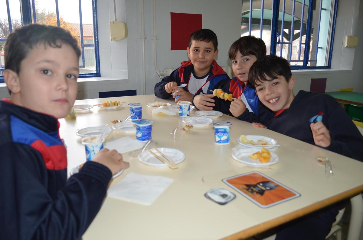 Desayunos saludables en el colegio Virgen de la Vega.
