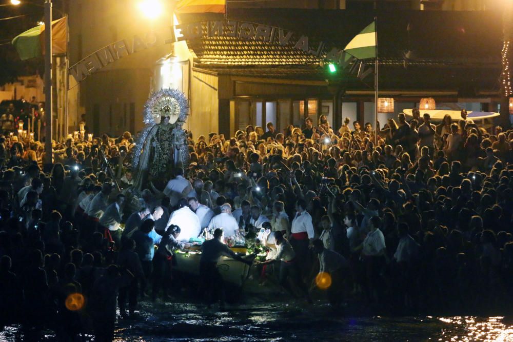 Procesión de la Virgen del Carmen en Pedregalejo