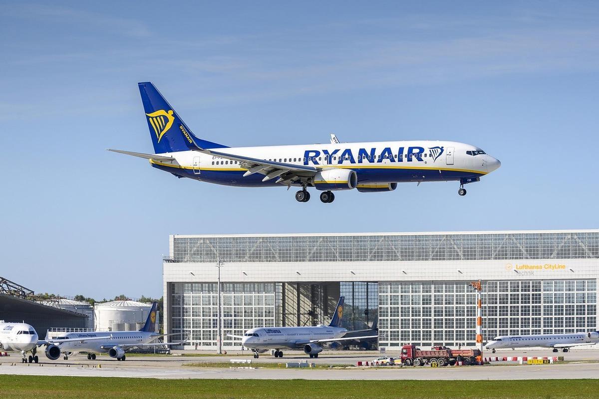 Avión de Ryanair.
