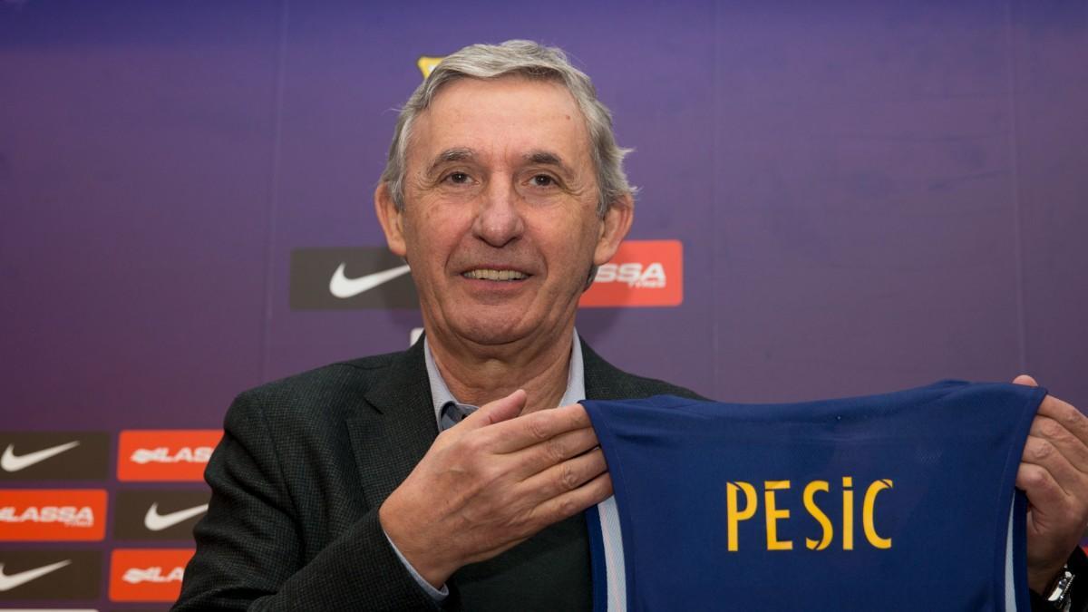 El último partido de Euroliga de Pesic será en el Palau ante 'su' Barça