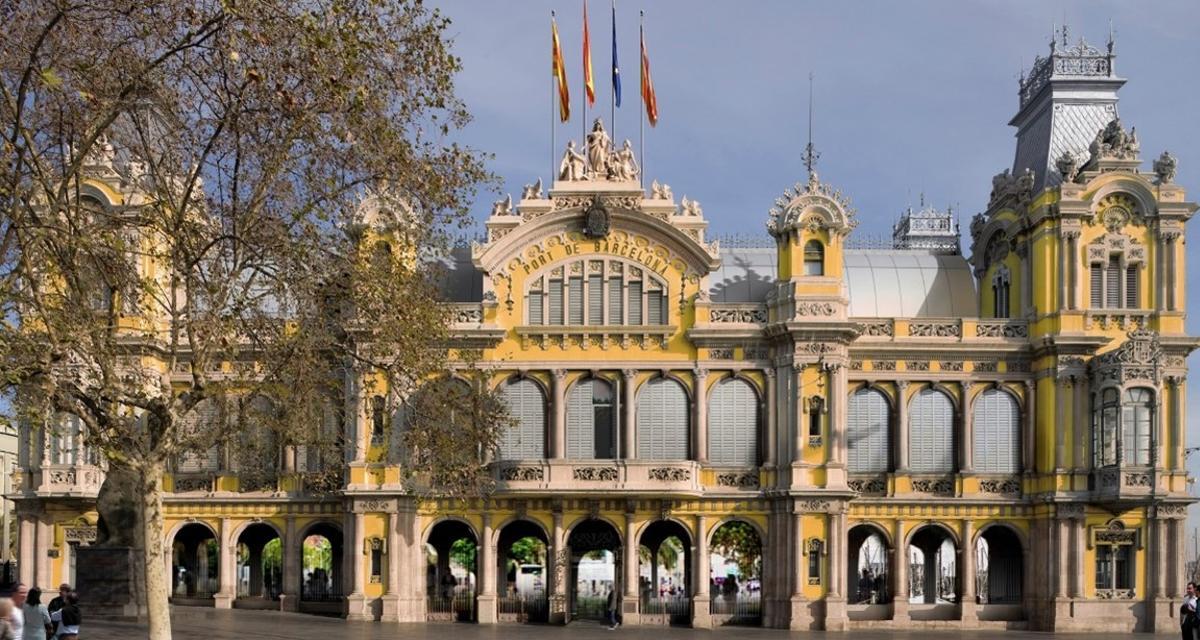 El Portal de la Pau del Port de Barcelona, que acogerá un centro de interpretación del puerto.
