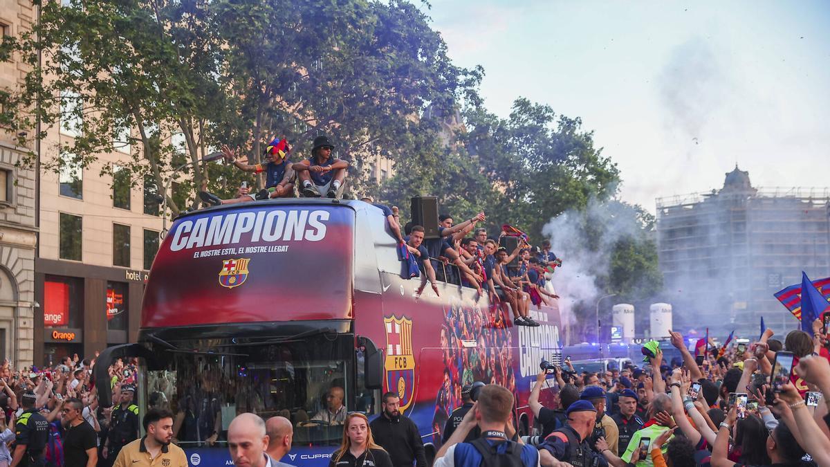 El Barça, en la rúa de 2025