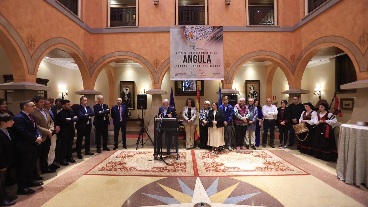 EN IMÁGENES: Así ha sido la presentación del Festival de la Angula de Soto del Barco