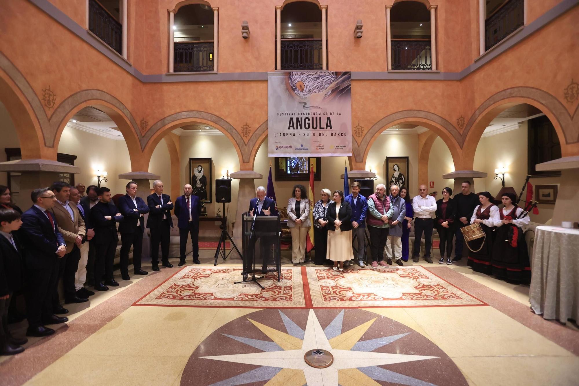 EN IMÁGENES: Así ha sido la presentación del Festival de la Angula de Soto del Barco