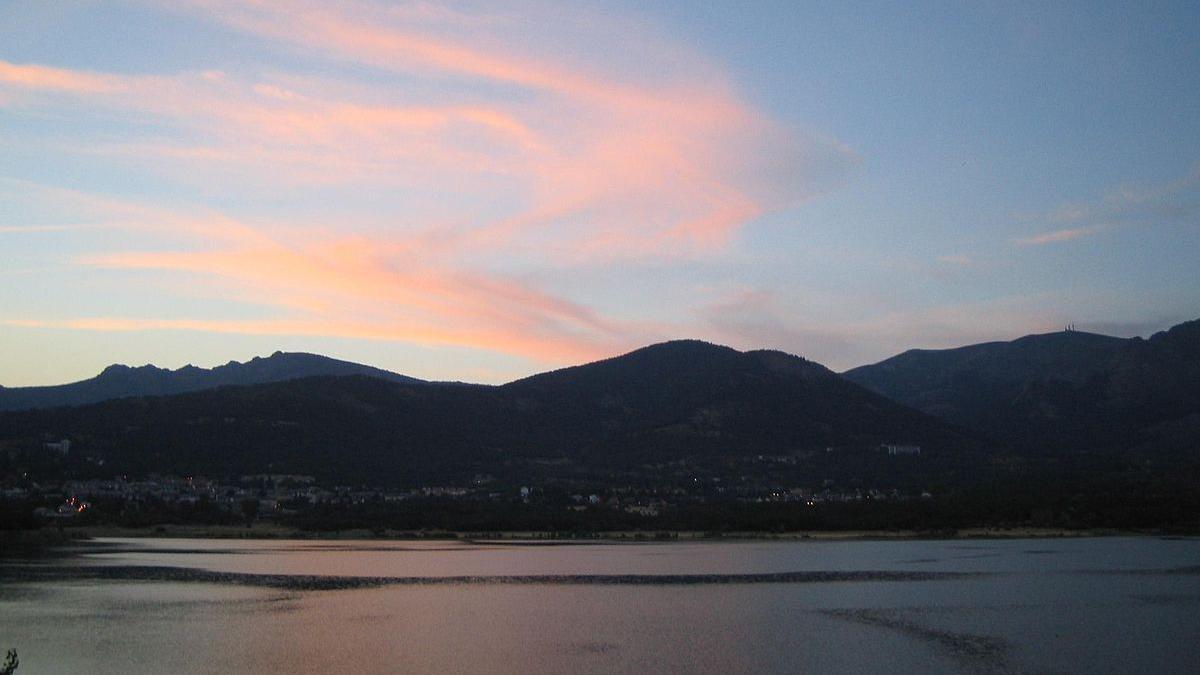 El embalse de Navacerrada.