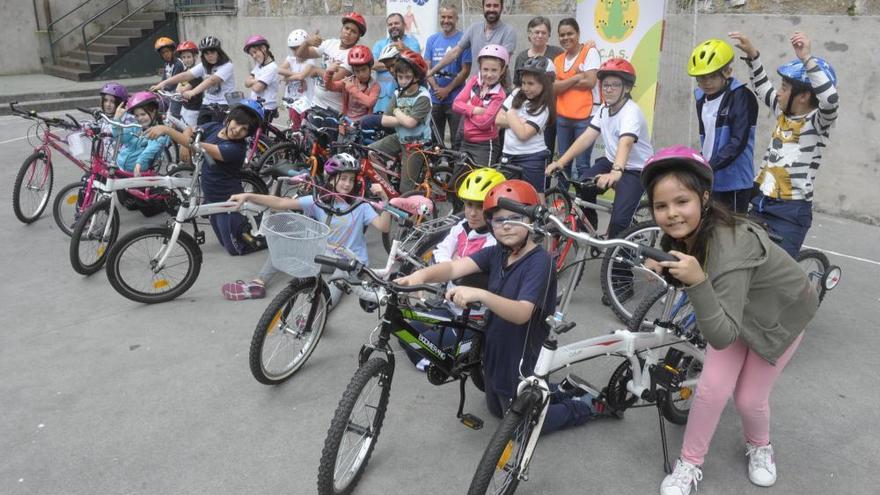 Fiesta de la Bici en el colegio Concepción Arenal