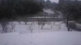 La borrasca Juliette deja las primeras nevadas en la Sierra de Tramuntana de Mallorca