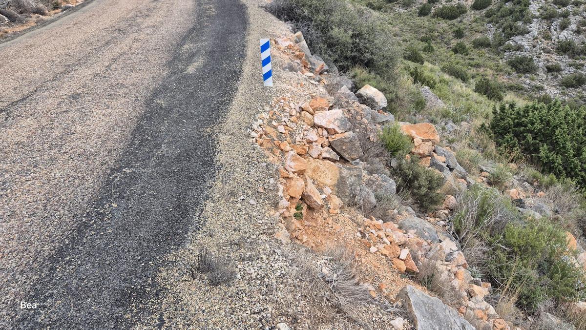 Carretera que une Jaraba con Campillo de Aragón.