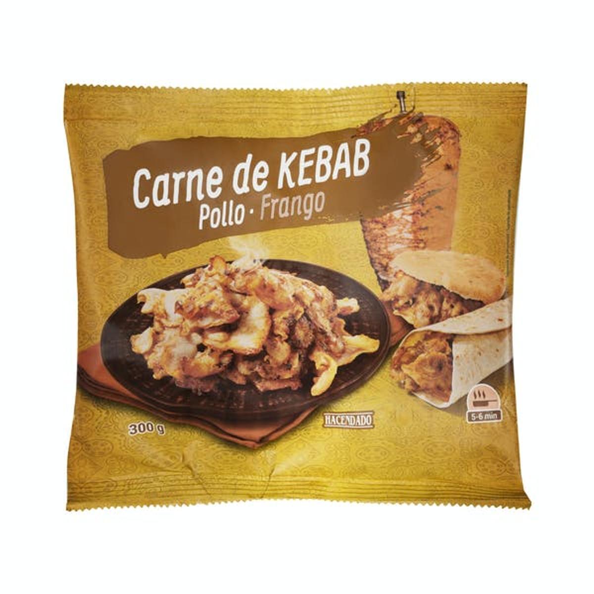 La carne de kebab de Mercadona.