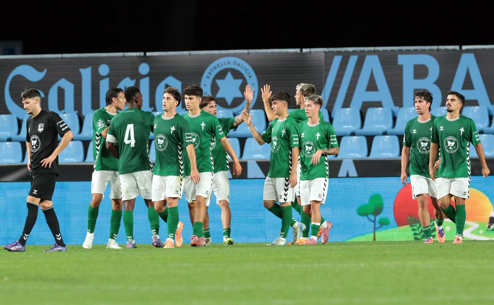 'Xuntos contra o lume': Celta - Selección de Ourense, en imágenes