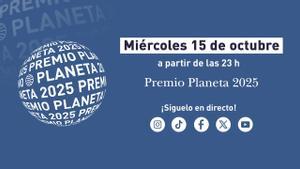 Sigue en directo la entrega del Premio Planeta 2025