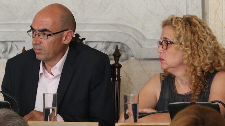 Eduardo Zorrilla y Remedios Ramos, los concejales de IU-Málaga para la Gente.