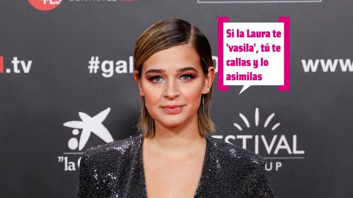 Laura Escanes en la gala contra el sida