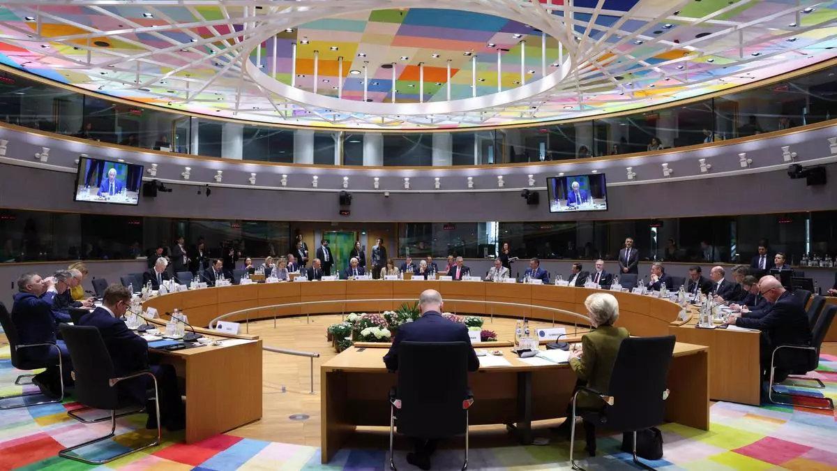 Reunión de los líderes de la UE, este jueves en Bruselas.
