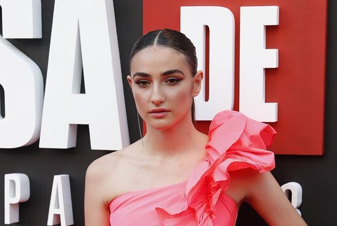 El 'beauty look' de Sandra Escacena en el preestreno de 'La Casa de Papel'