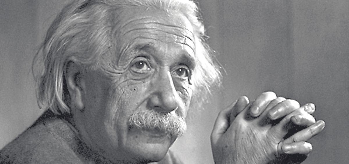 Albert Einstein.