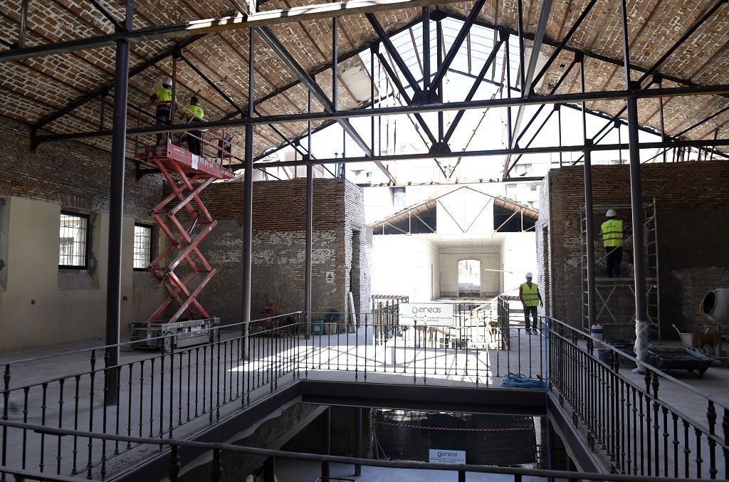 Así van las obras en la segunda fase de la Cárcel Vieja de Murcia