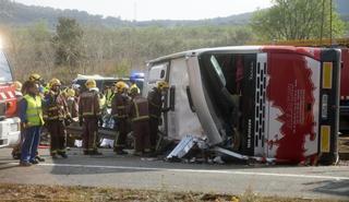 Exculpado el conductor del accidente de Freginals en el que murieron 13 universitarias