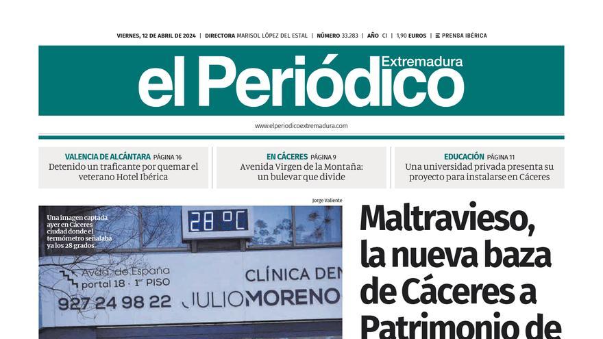 Consulta la portada correspondiente al día 12 de abril de 2024