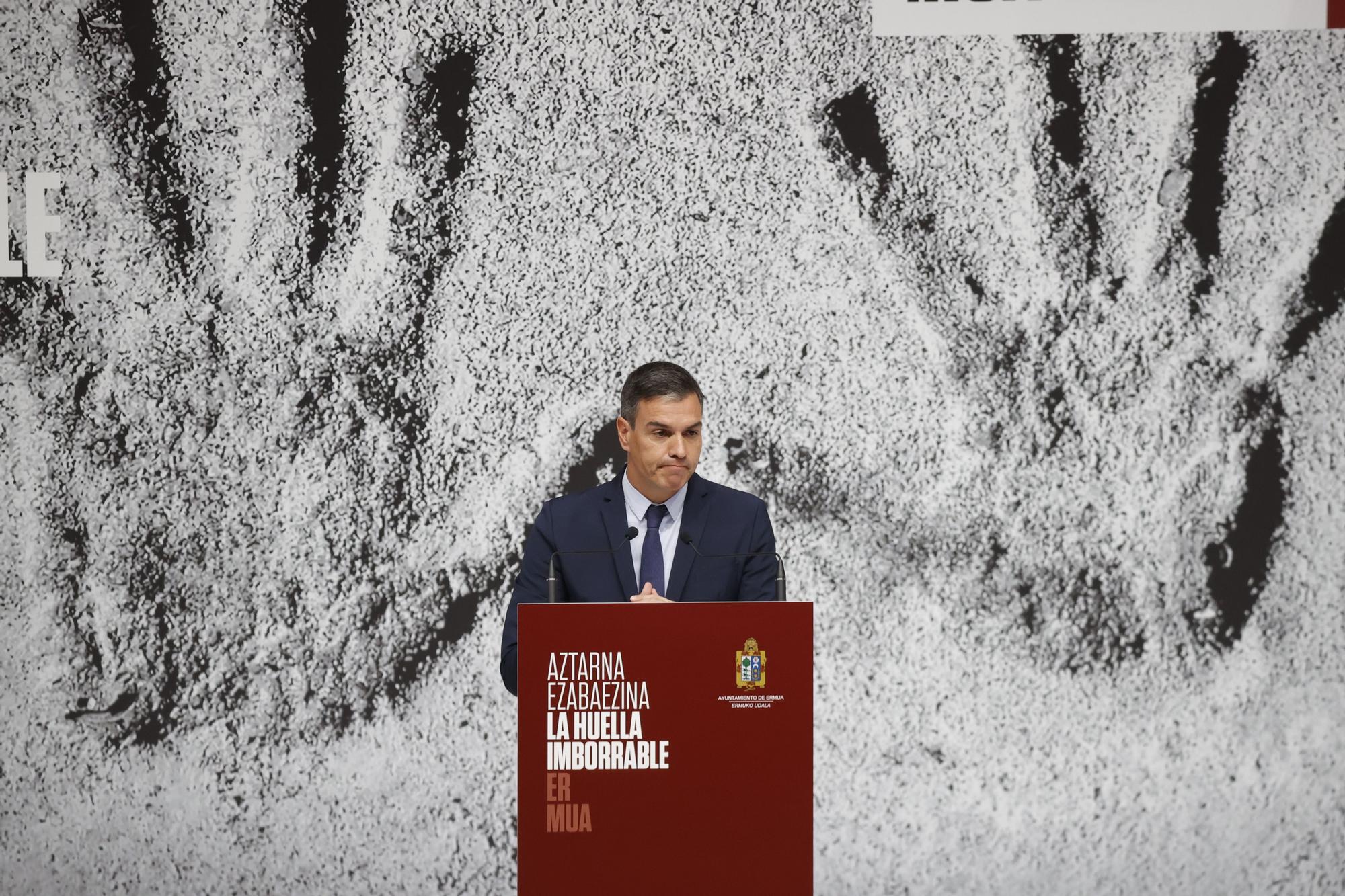 Pedro Sánchez en Ermua