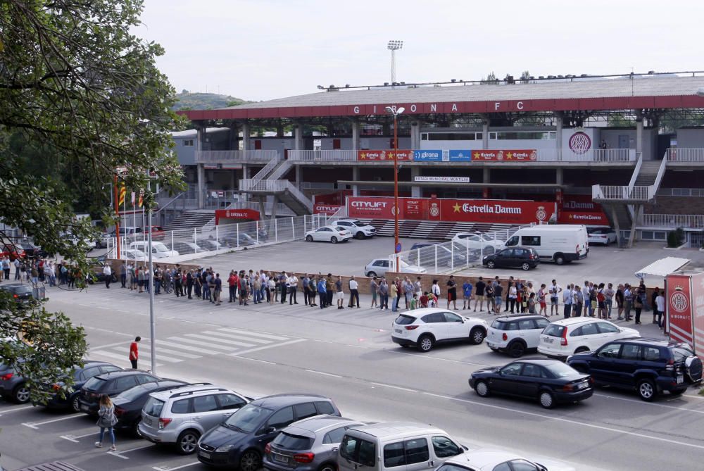 Cues a Montilivi per aconseguir entrades pel Girona-Osasuna