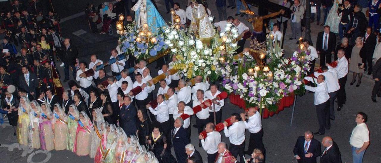 Imagen de la procesión del Cristo de la Fe.