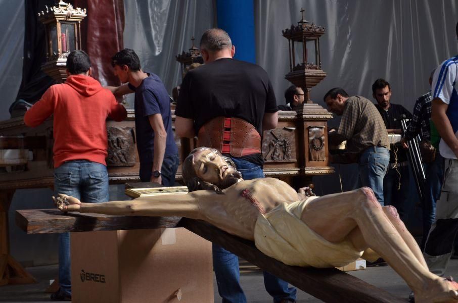 Semana Santa en Benavente: Preparativos de las cof