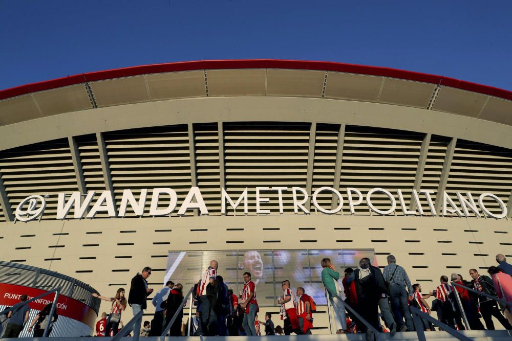 El Rey Felipe VI preside el estreno del Wanda Metropolitano