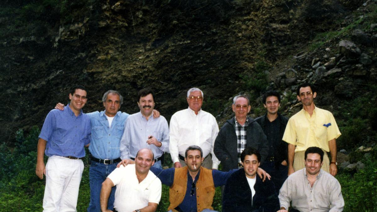 ALFREDO GONZÁLEZ, FRANCISCO MELIÁN, NICOLÁS FEBLES, JUAN CARRASCO, CELIO HERNÁNDEZ, JOSÉ IGNACIO SEOANE, DOMINGO PRIETO, FRANCISCO GARCÍA, PEDRO BENÍTEZ, JESÚS RODRÍGUEZ Y JOSÉ CARLOS NIEBLA.