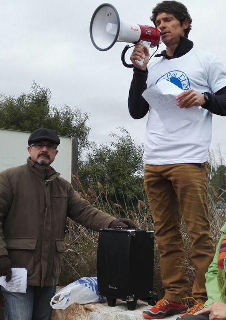 Una marcha por la rambla del Albujón exige acabar con los vertidos en el Mar Menor